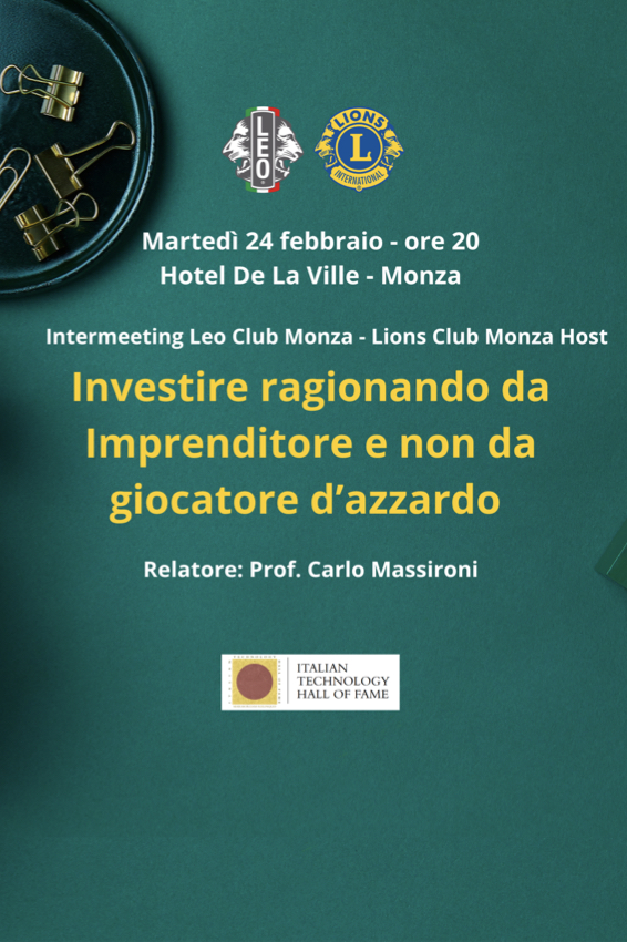 Investire ragionando da imprenditore e non da giocatore d'azzardo