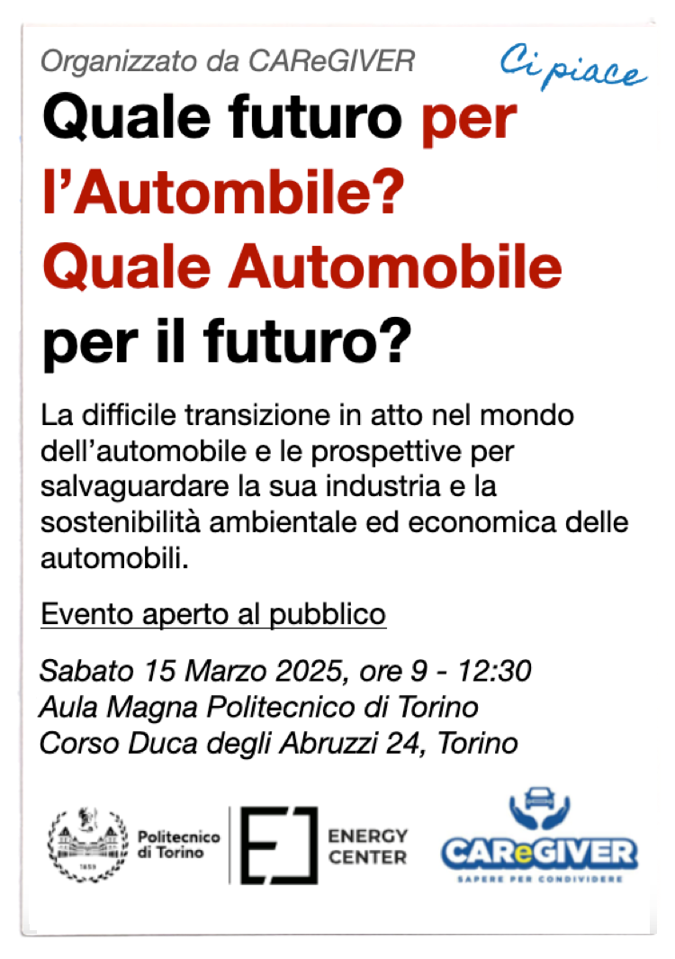 Quale futuro per l'Automobile? Quale Automobile per il futuro?