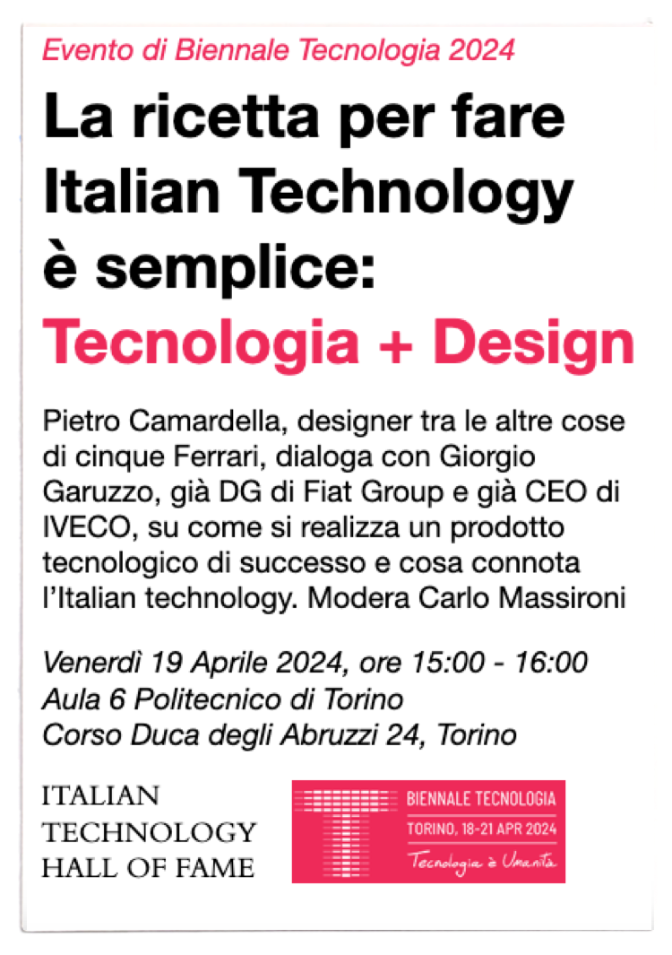 La ricetta per fare Italian technology è semplice: Tecnologia + Design